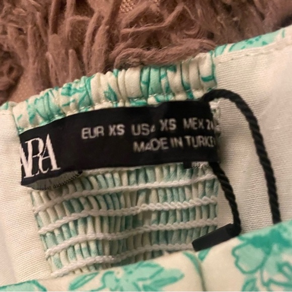 🚫SOLD🚫NWT ZARA poplin corset top sz XS - Picture 13 of 16